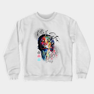 Graffiti Girl Rock Star Crewneck Sweatshirt